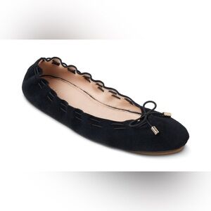 💲 FINAL! Black Velvet AERIN Antibes Flats